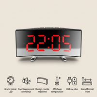 Veilleuse réveil miroir LED - GoTime