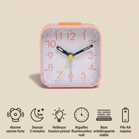 Veilleuse réveil aiguille fluorescent - FluoClock
