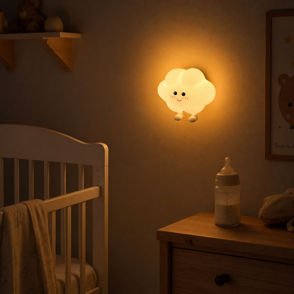 Veilleuse murale nuage silicone - CloudyGlow