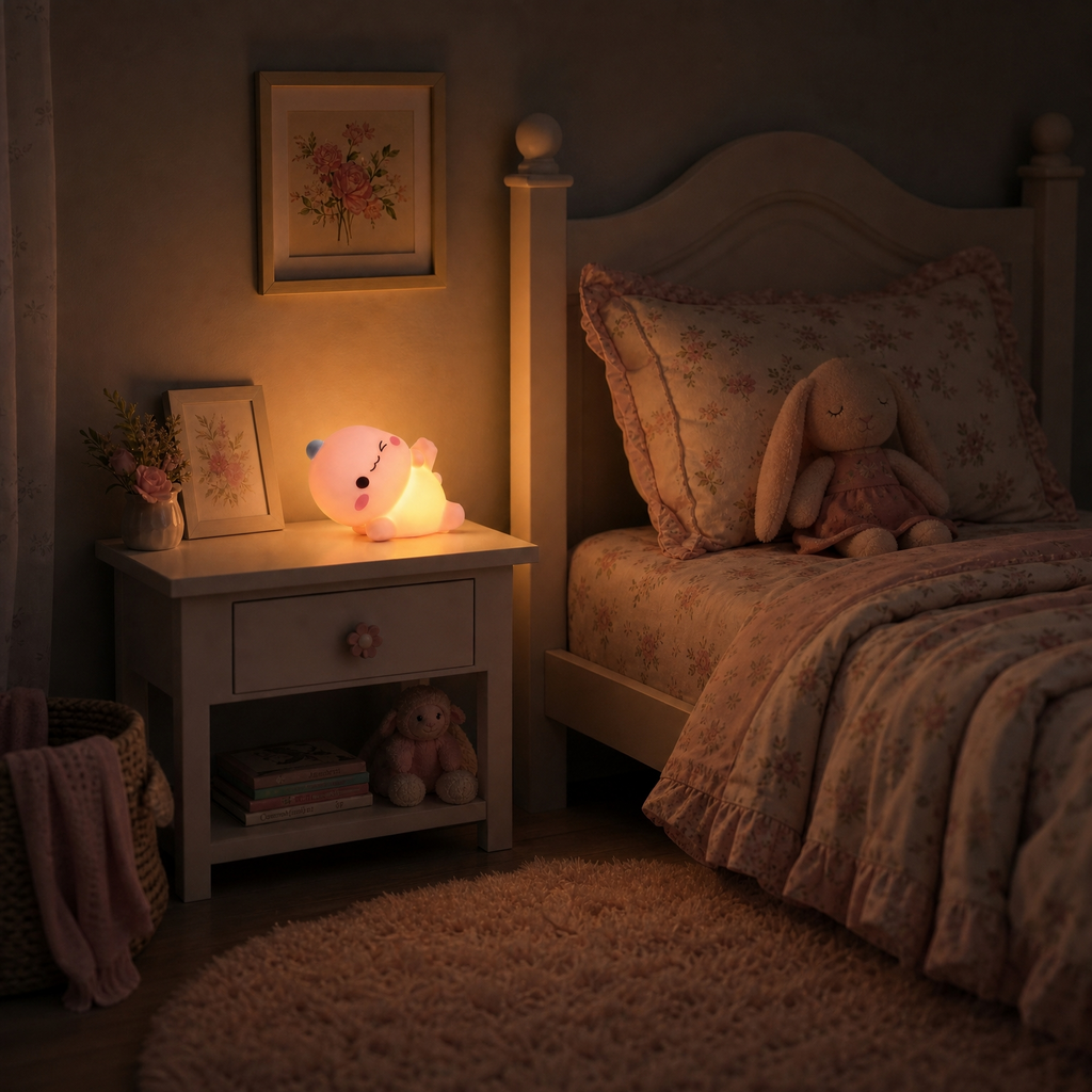 Veilleuse cochon de bureau - PiggyGlow