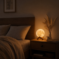 Veilleuse lune 3D télécommande - LunaPrint