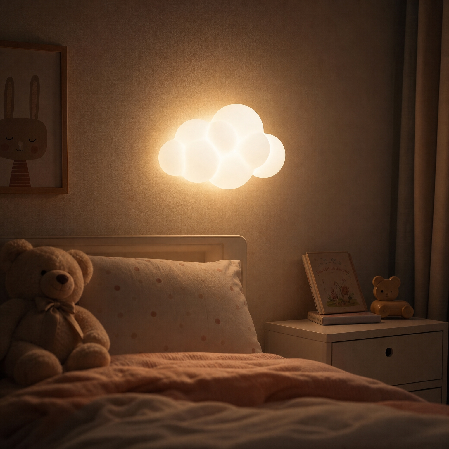 Veilleuse applique murale nuage - NuaDream
