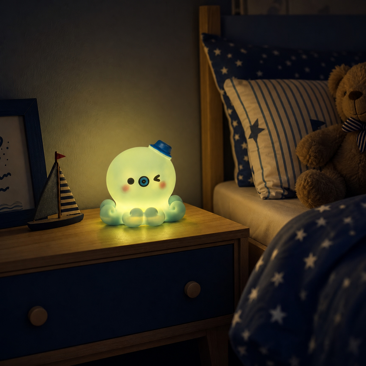 Veilleuse pieuvre de bureau - OctoGlow