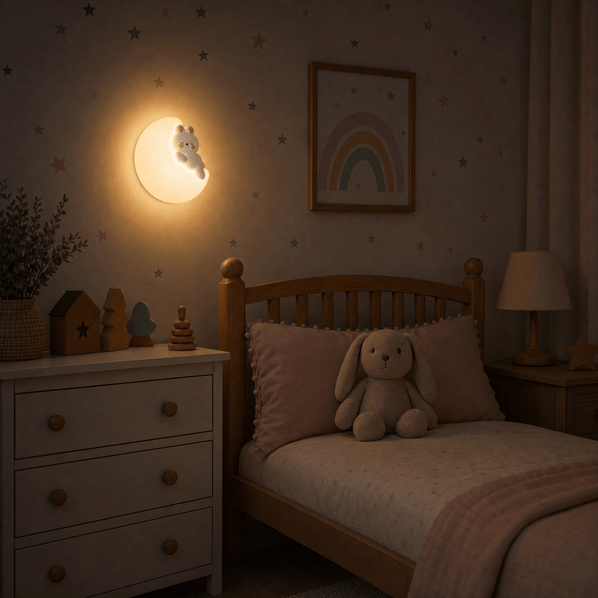 Veilleuse bébé lampe lapin - MoonRabbit