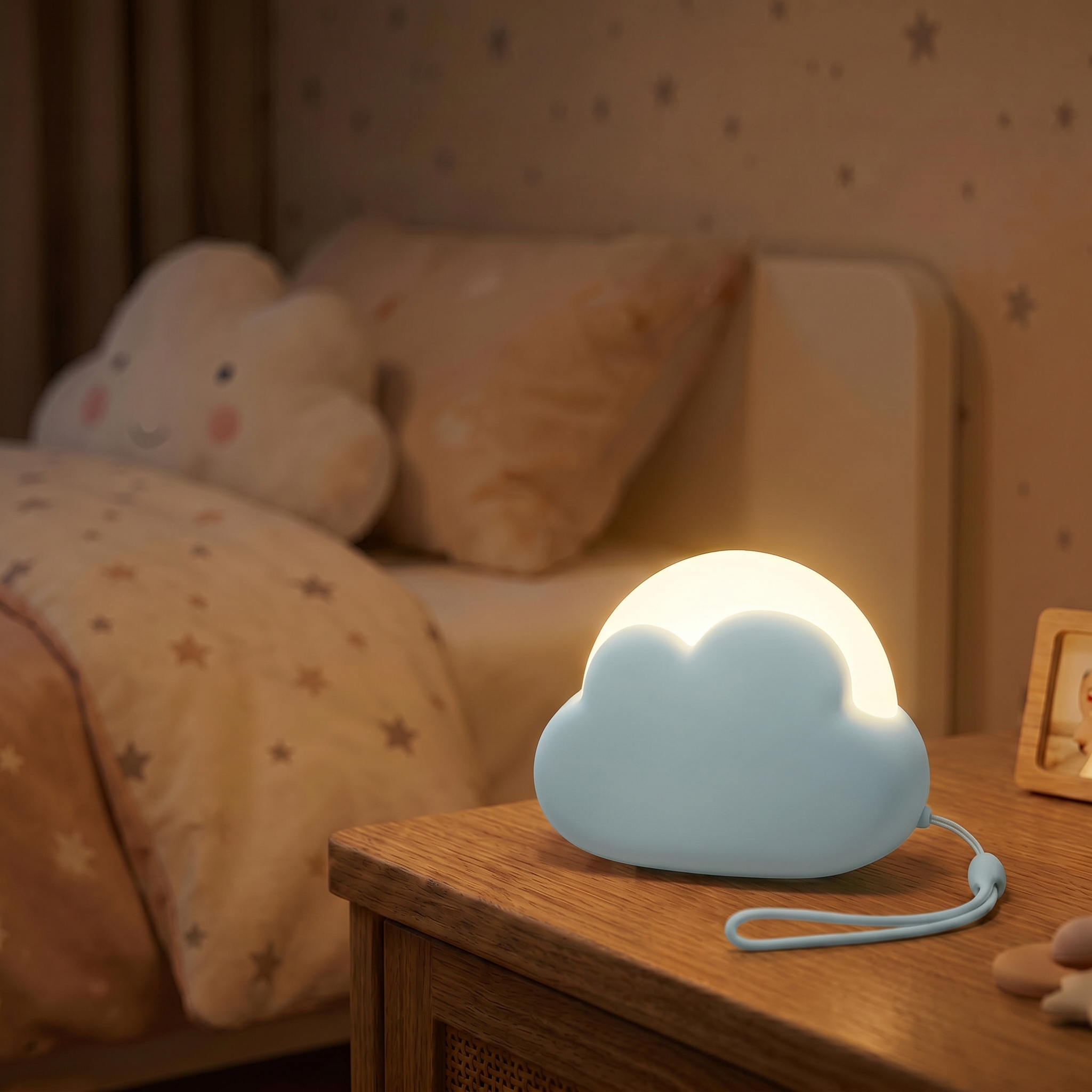 Cloud Night Light Mini USB Wireless Adorable Cloud Shape LED Night Light For Bedroom Baby Children Creative Gift