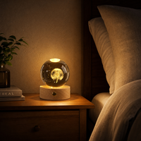 Veilleuse boule cristal pissenlit - CrystalBloom