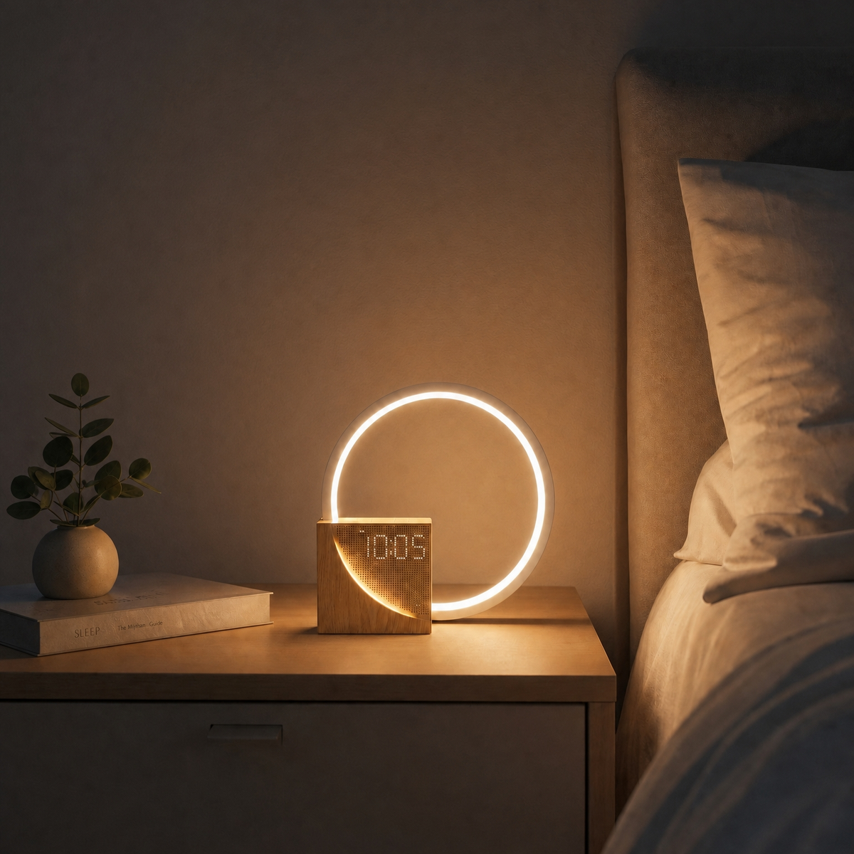 Veilleuse lampe réveil tactile - CalmRise