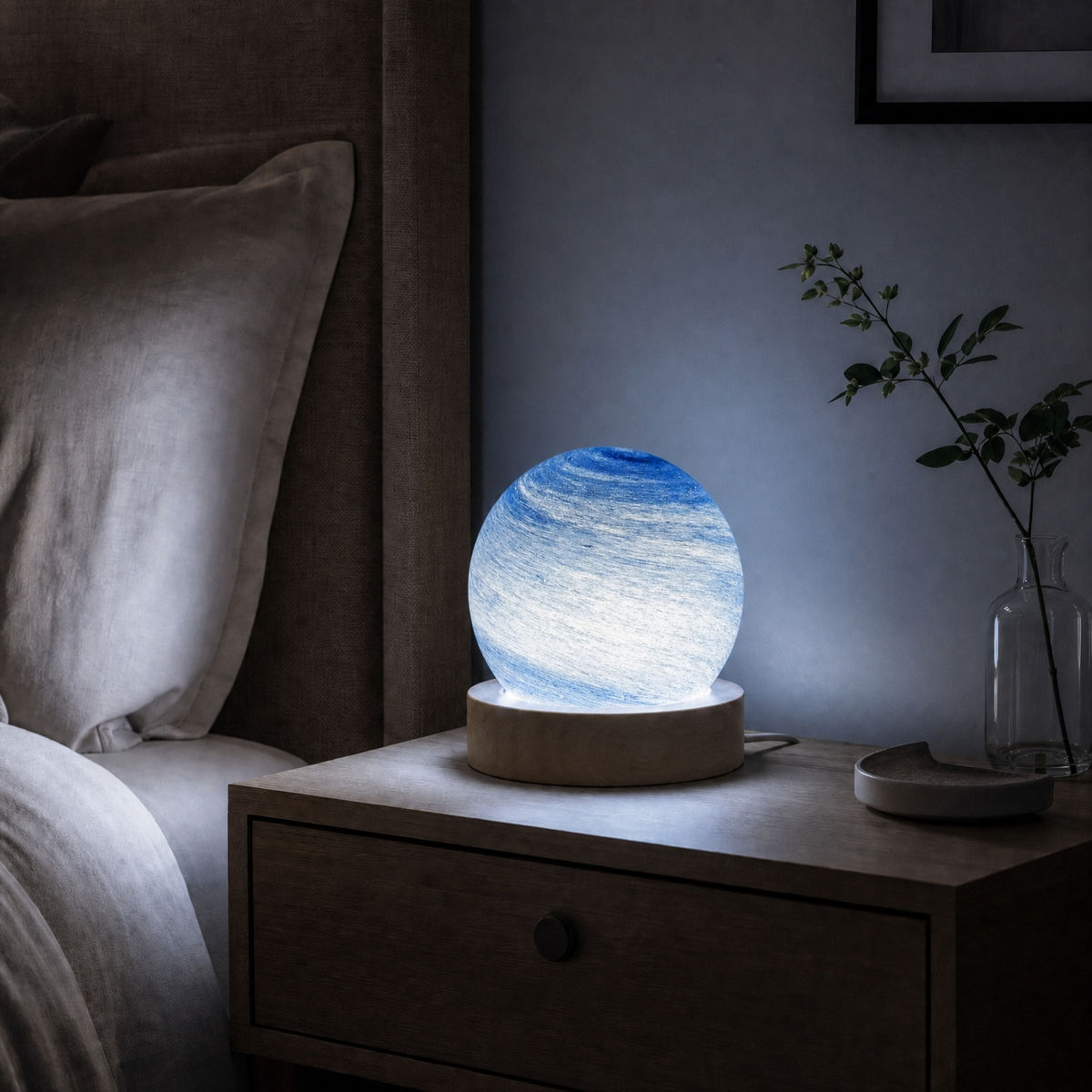 Veilleuse planète en verre - PlanetGlass