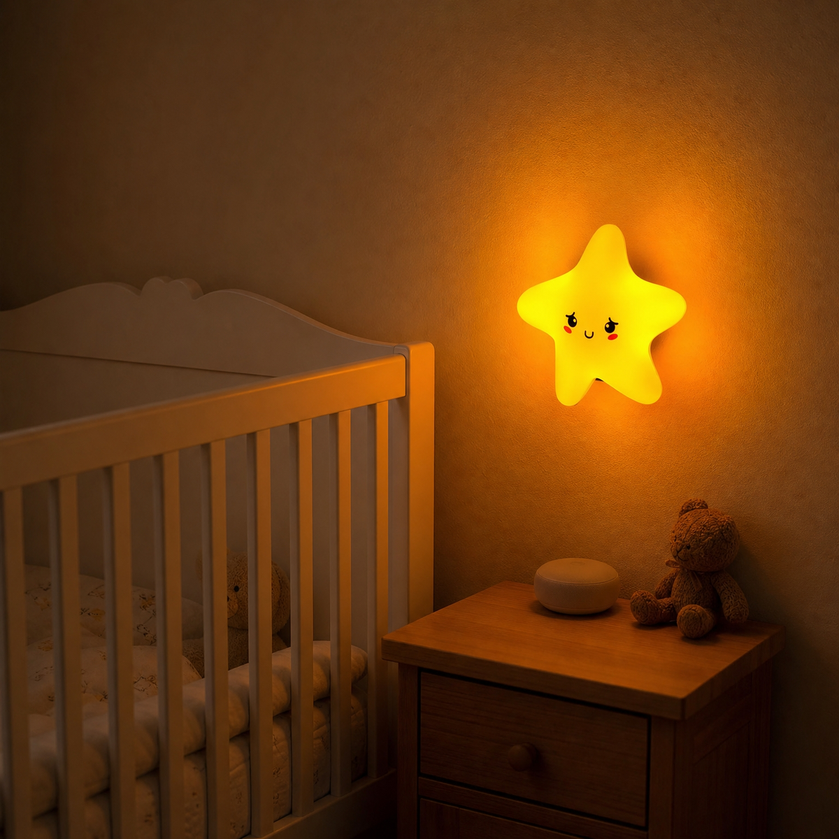 Veilleuse murale étoile silicone - StarWall