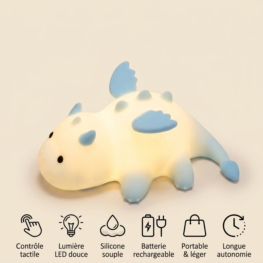 Veilleuse dragon silicone - DragoZen
