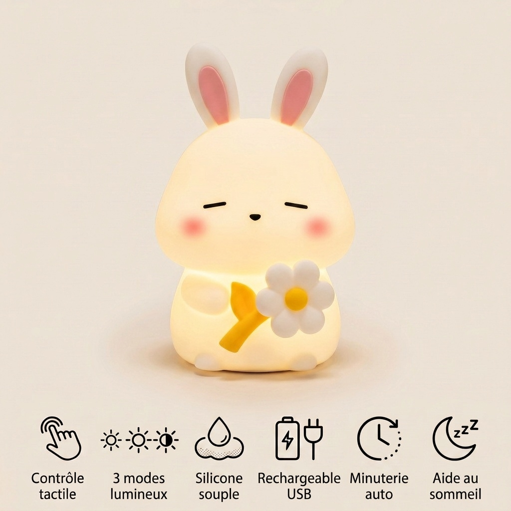 Veilleuse lapin sans fil - RabbitWire