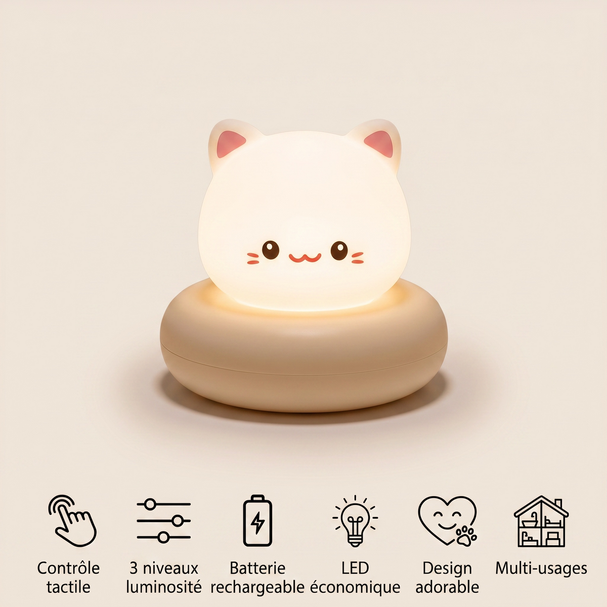 Veilleuse chat à variateur - CatDim