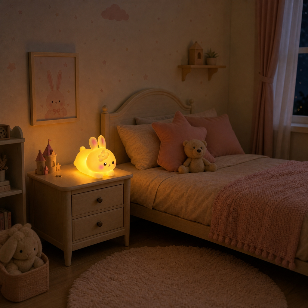Veilleuse lapin de bureau - BunnyDesk