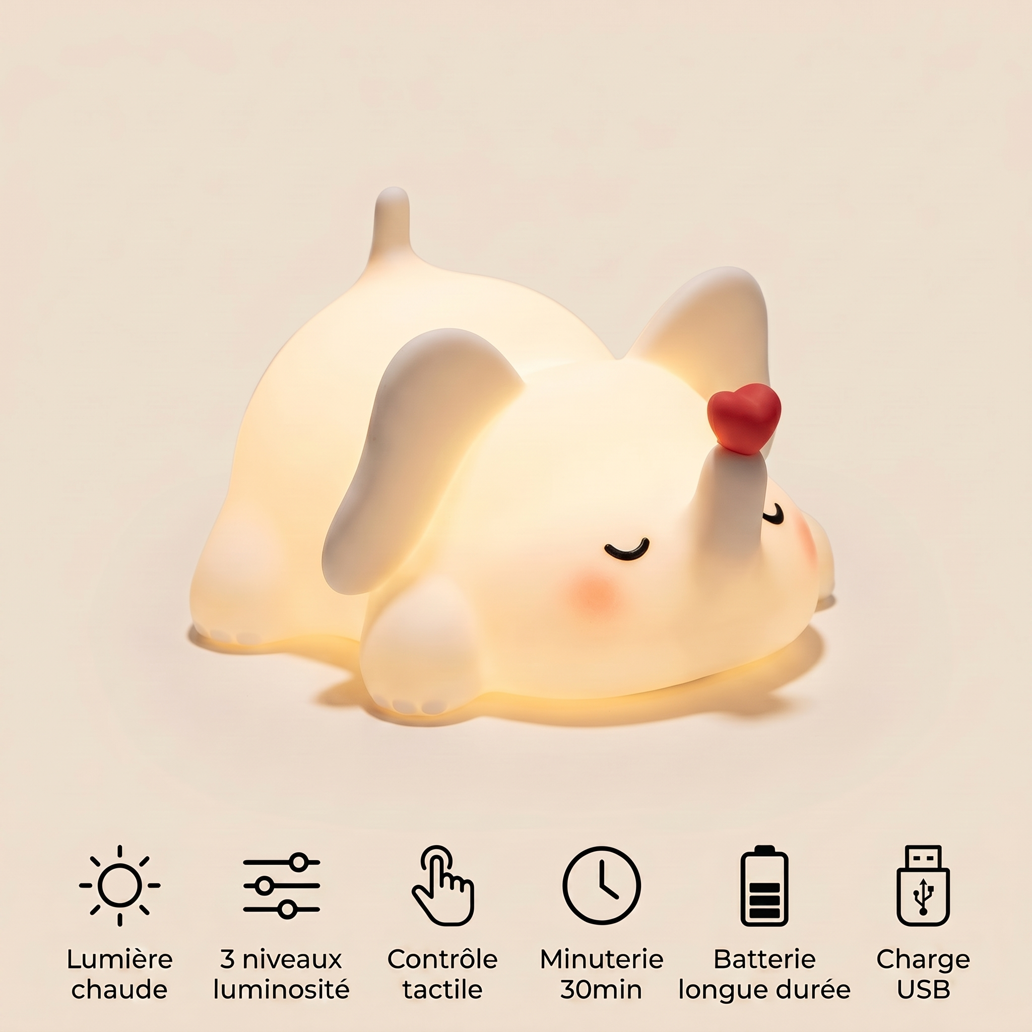 Veilleuse éléphant LED - DreamEleph
