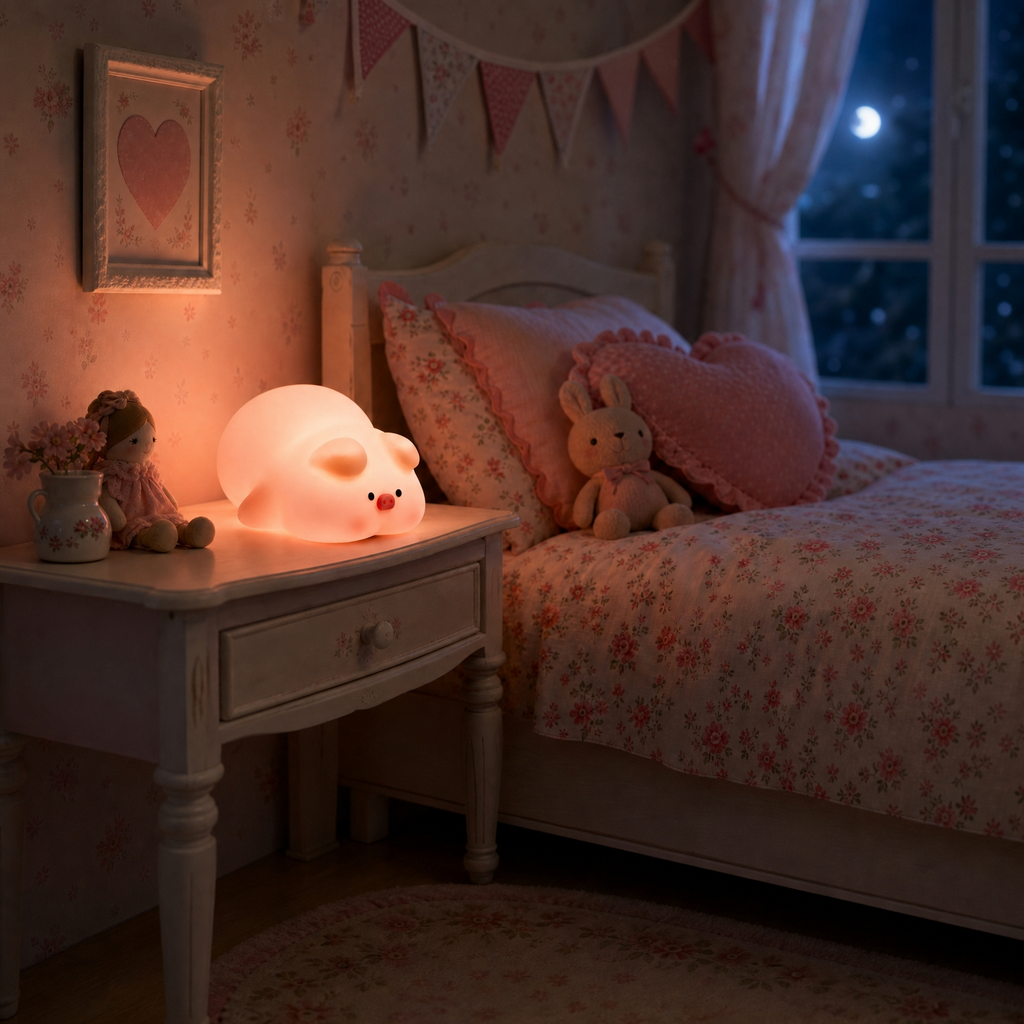 Veilleuse cochon enfant - PiggyBoo