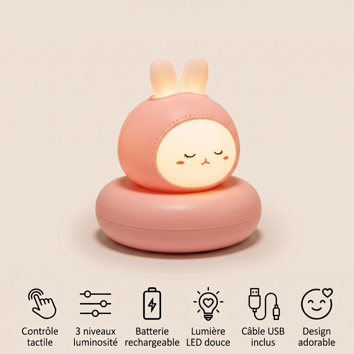 Veilleuse lapin à variateur - RabbitDim
