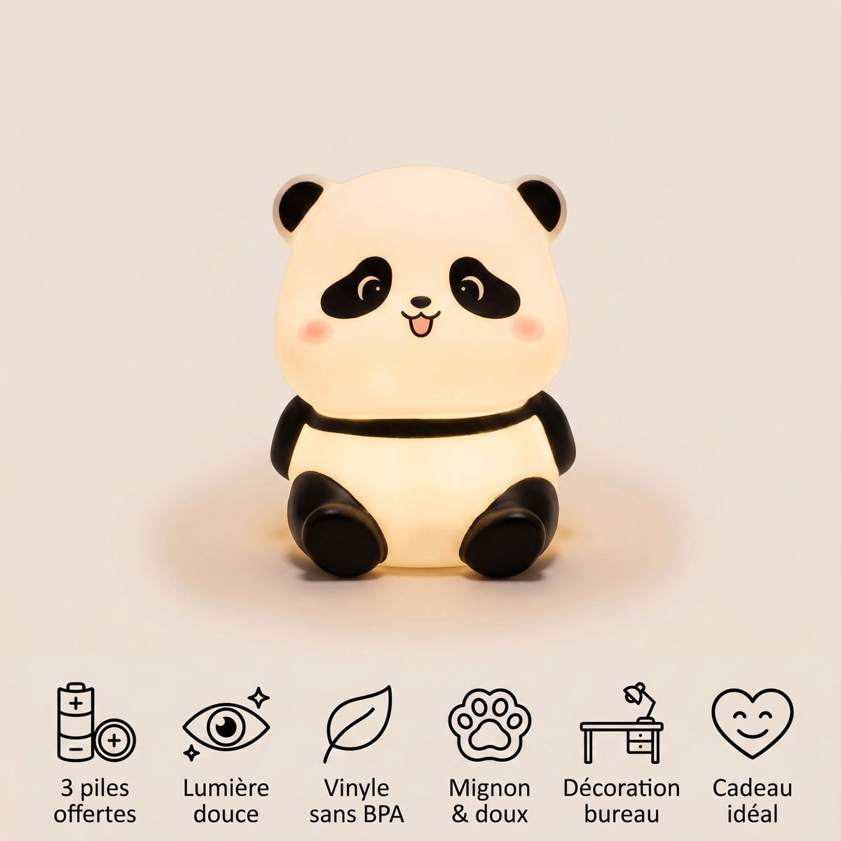 Veilleuse panda lumineuse - PandaMini