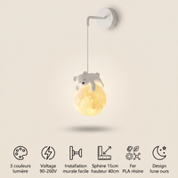 Veilleuse applique murale enfant ours - AmbiBear