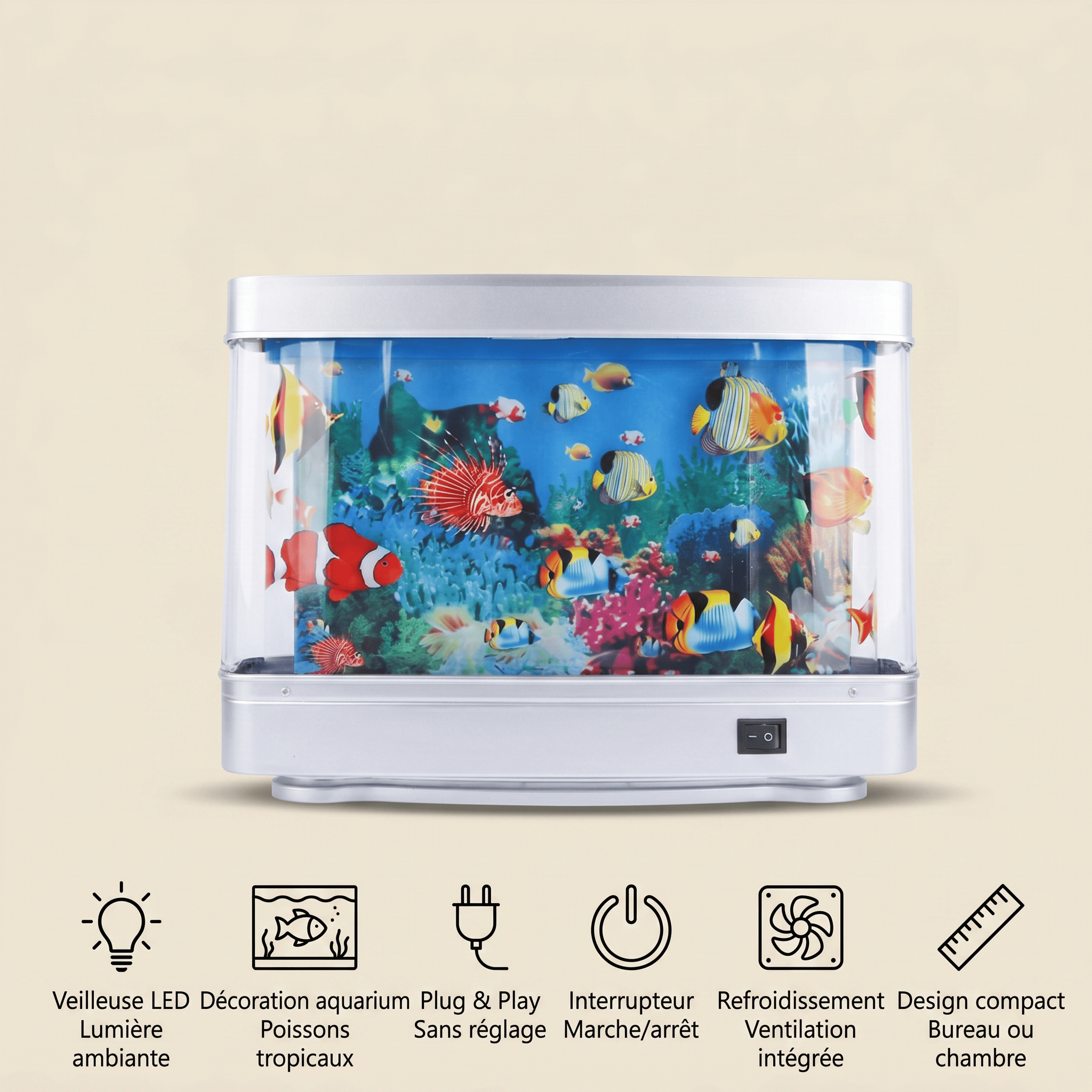 Veilleuse aquarium LED - FishGlow