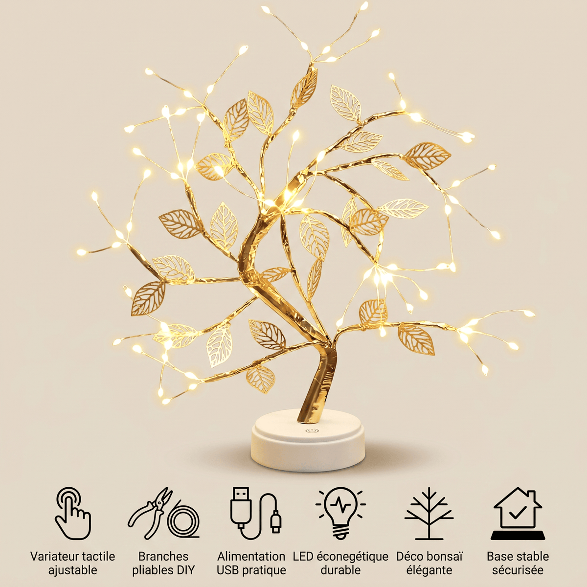 Veilleuse arbre lumineux LED - TreeGlow
