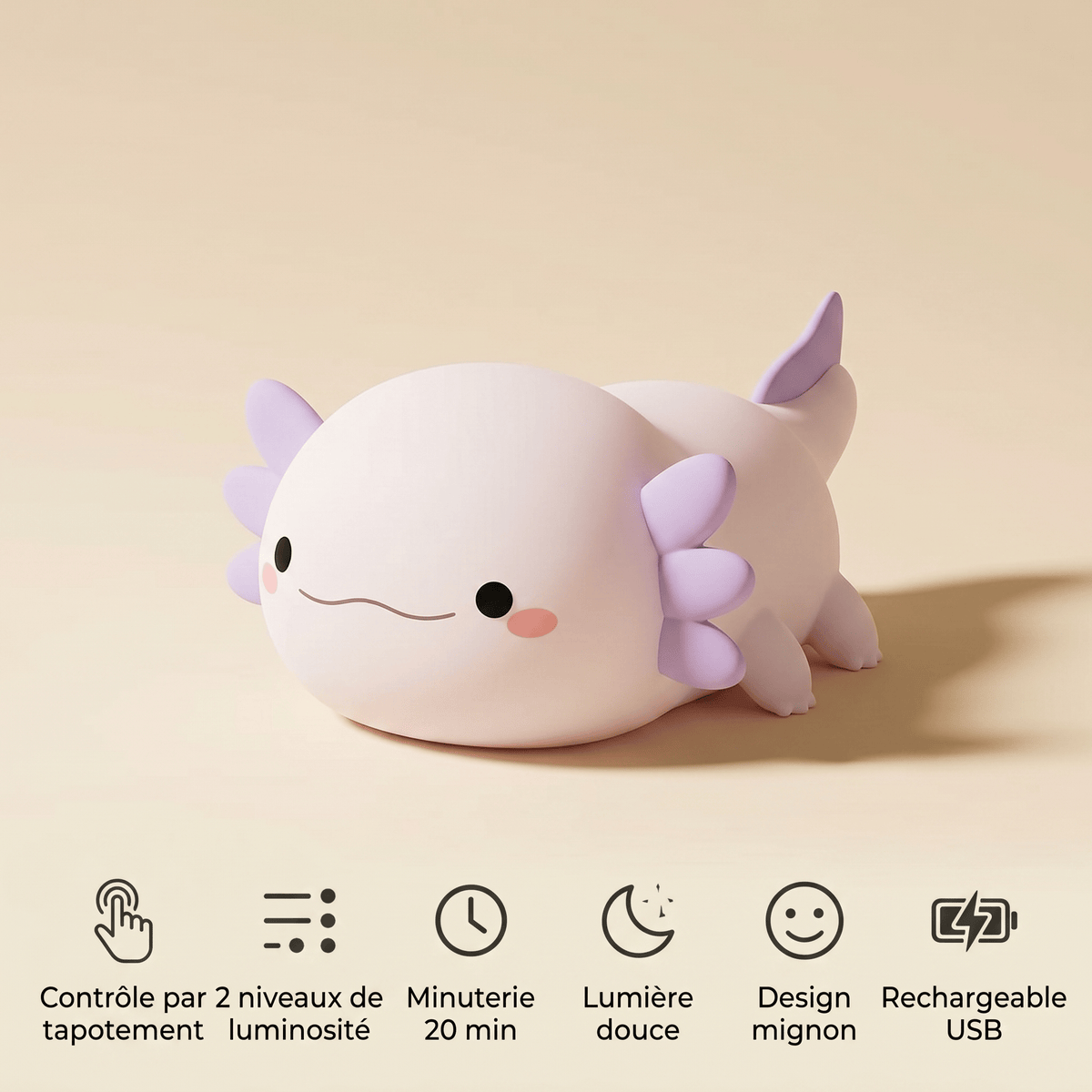 Veilleuse axolotl - AxoBloom