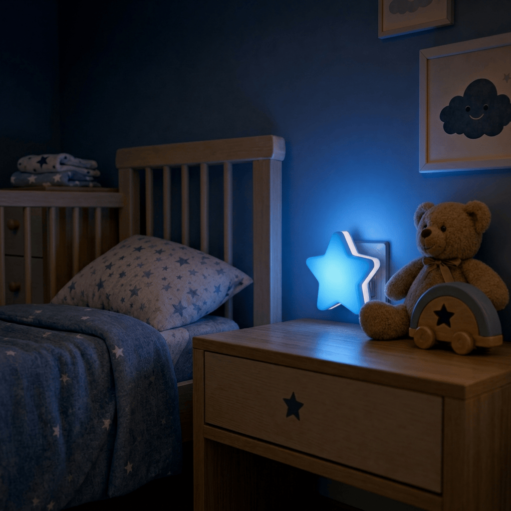 Veilleuse bébé étoile à prise - StarZen