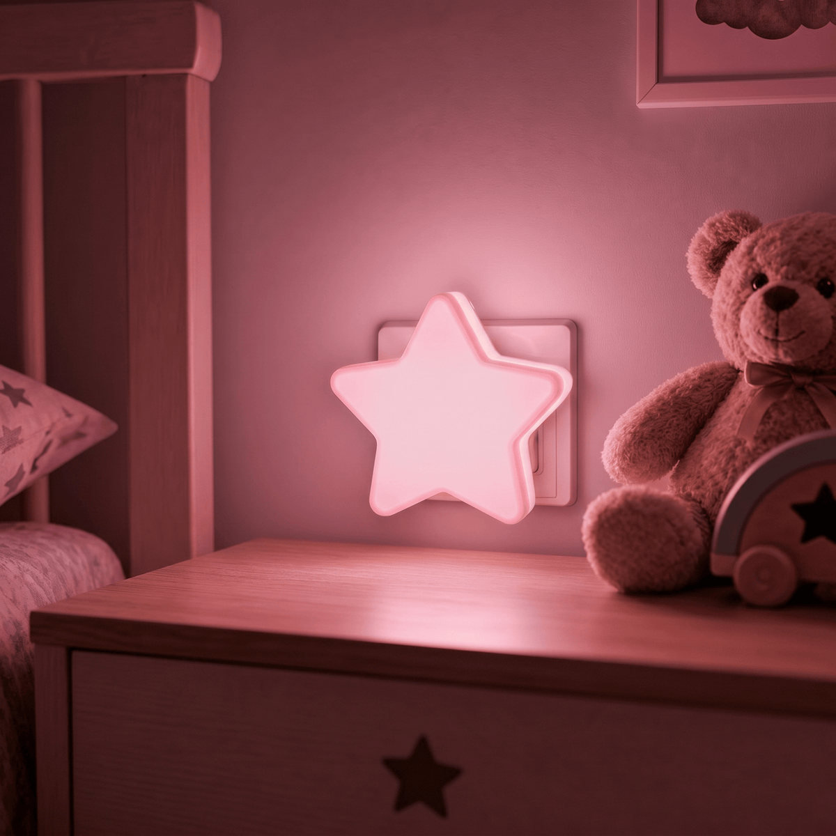 Veilleuse bébé étoile à prise - StarZen