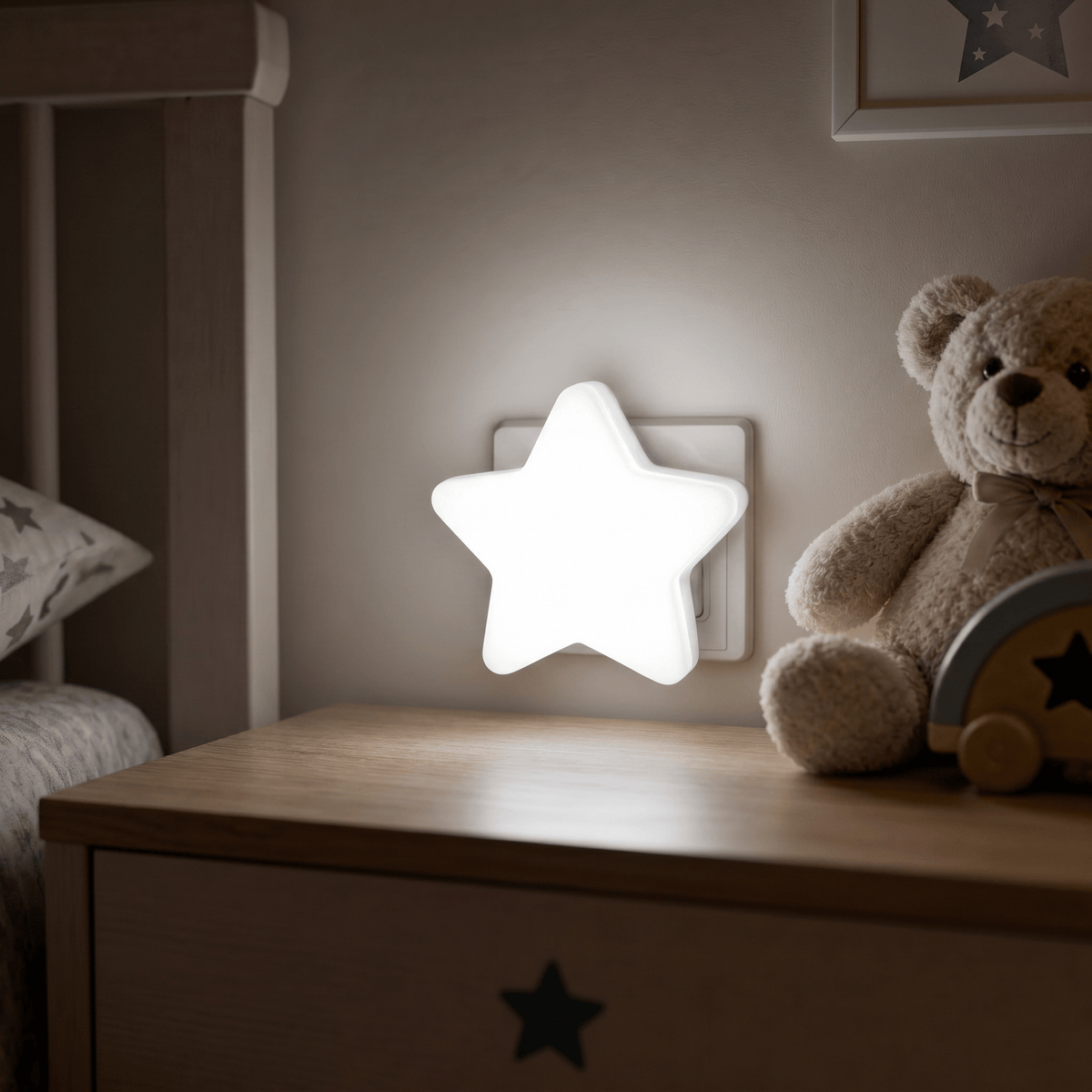 Veilleuse bébé étoile à prise - StarZen