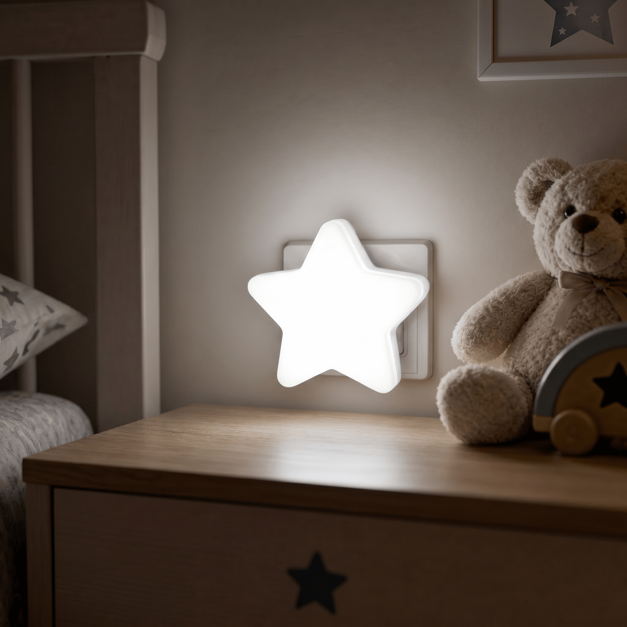 Veilleuse bébé étoile à prise - StarZen