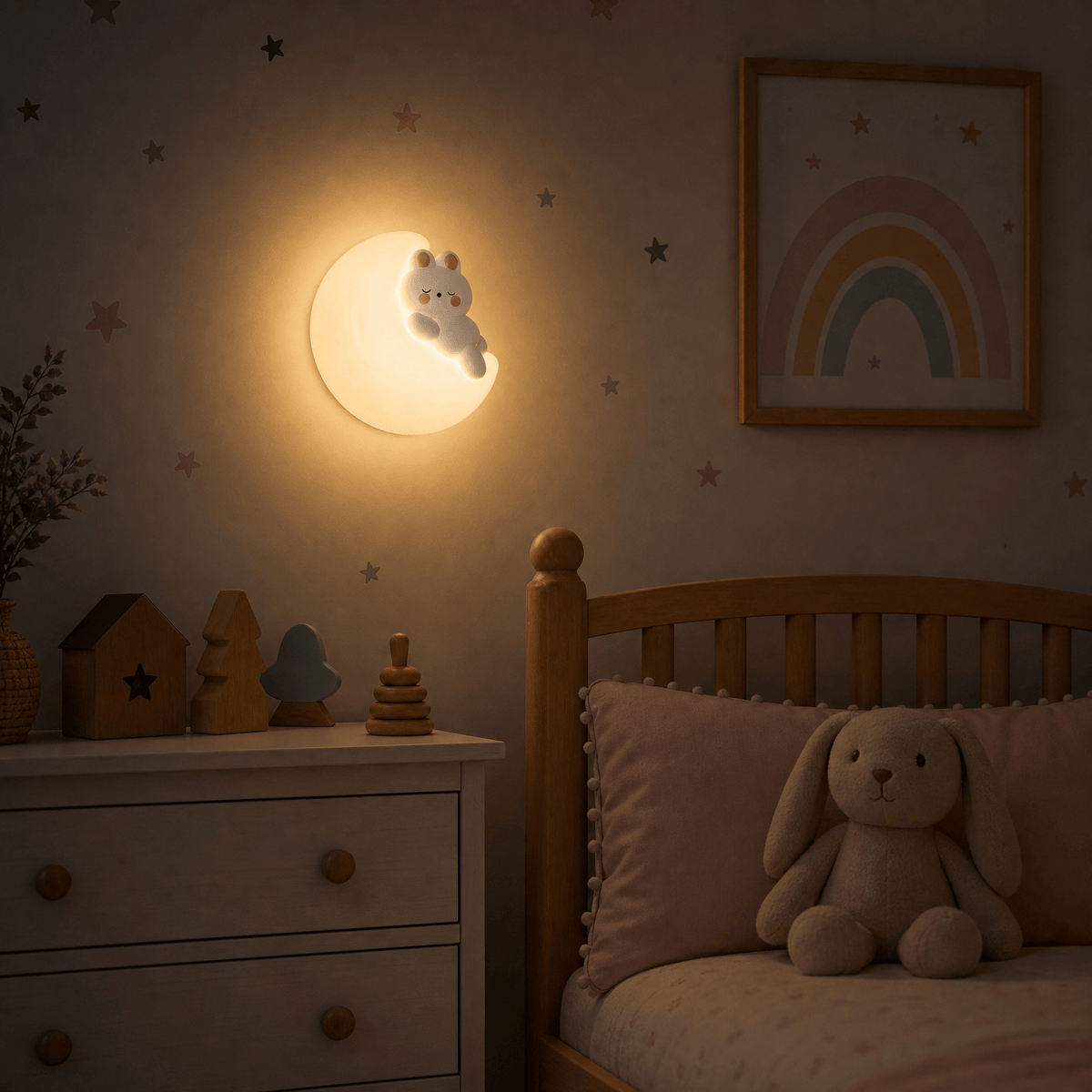 Veilleuse bébé lampe lapin - MoonRabbit