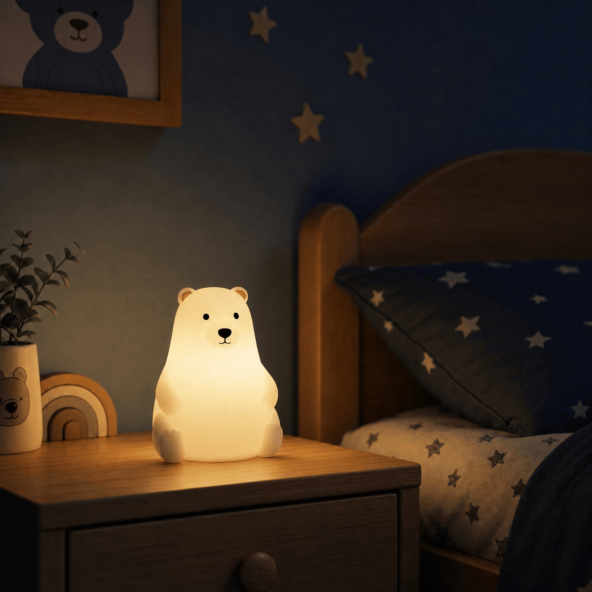 Veilleuse bébé ours polaire - LumiPolar