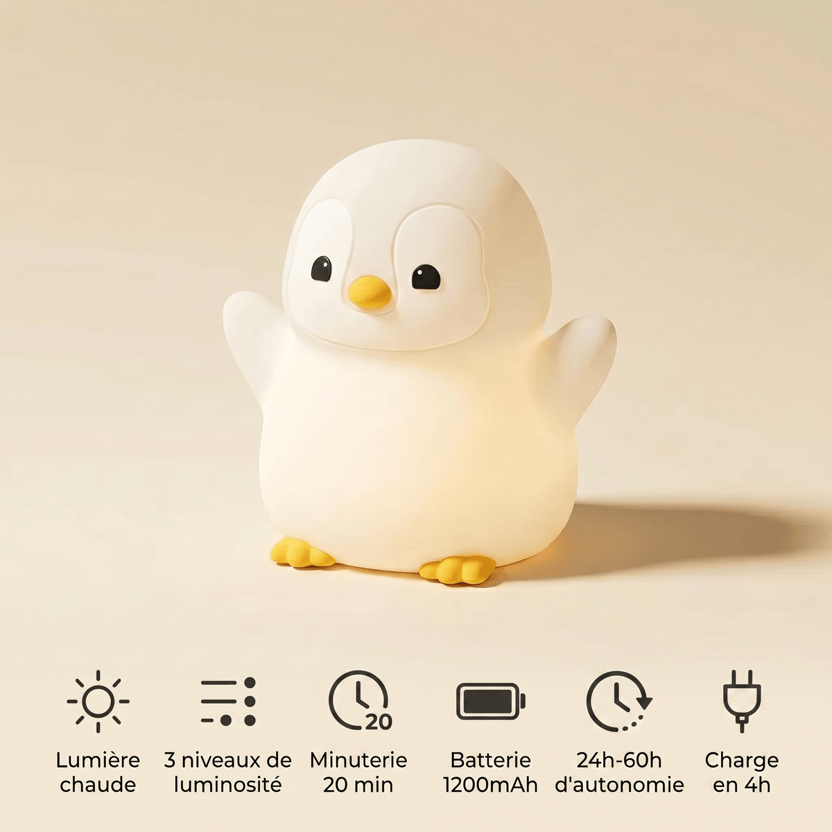 Veilleuse bébé pingouin - PingouKid