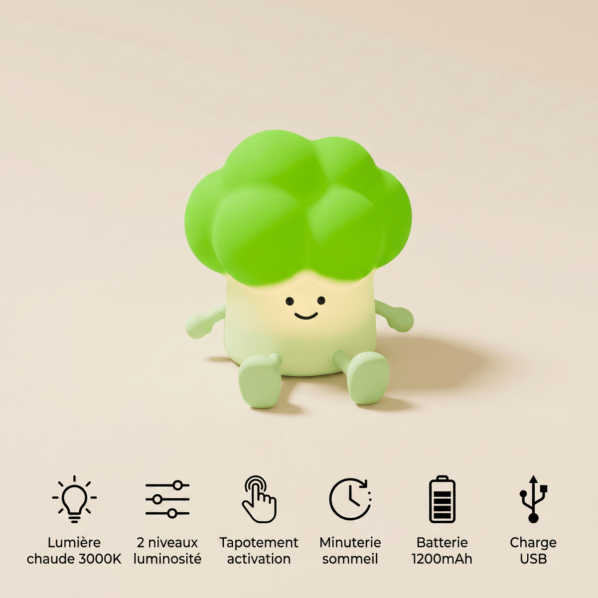 Veilleuse brocoli - PetitGlow
