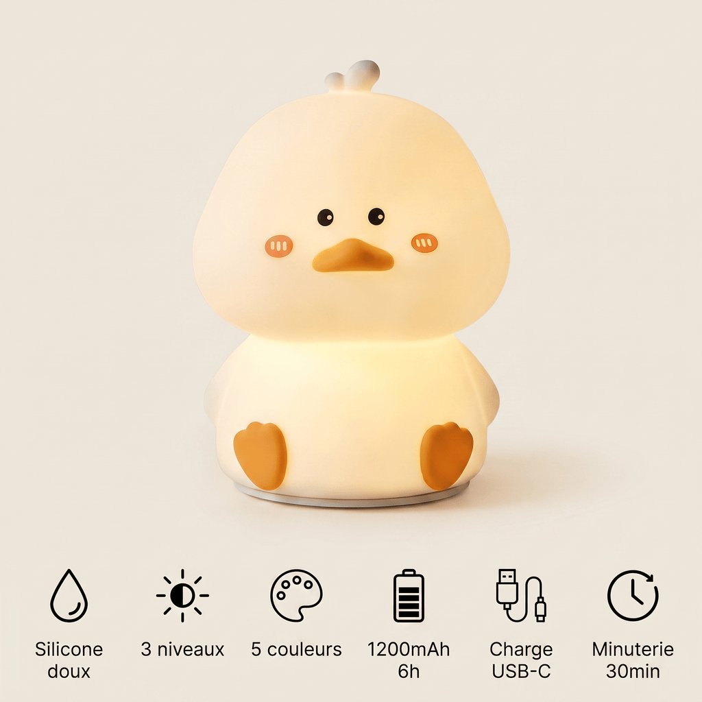 veilleuse canard silicone - BabyDuck