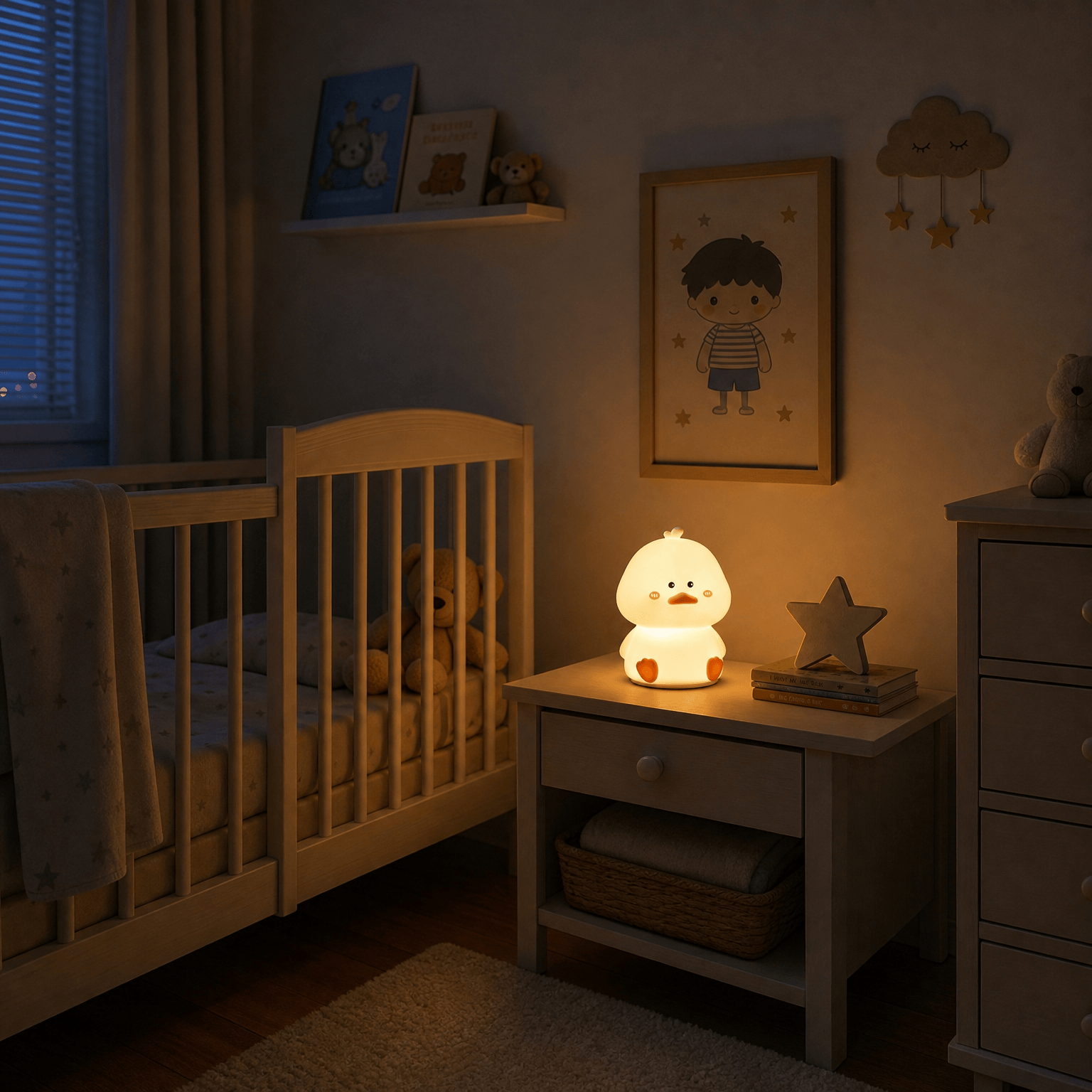 veilleuse canard silicone - BabyDuck