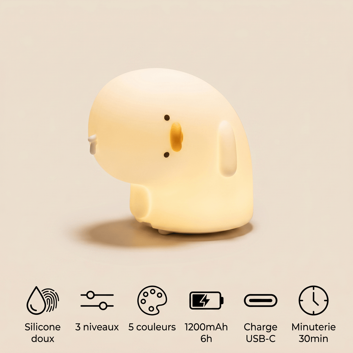 Veilleuse canard sommeil - PatDuck