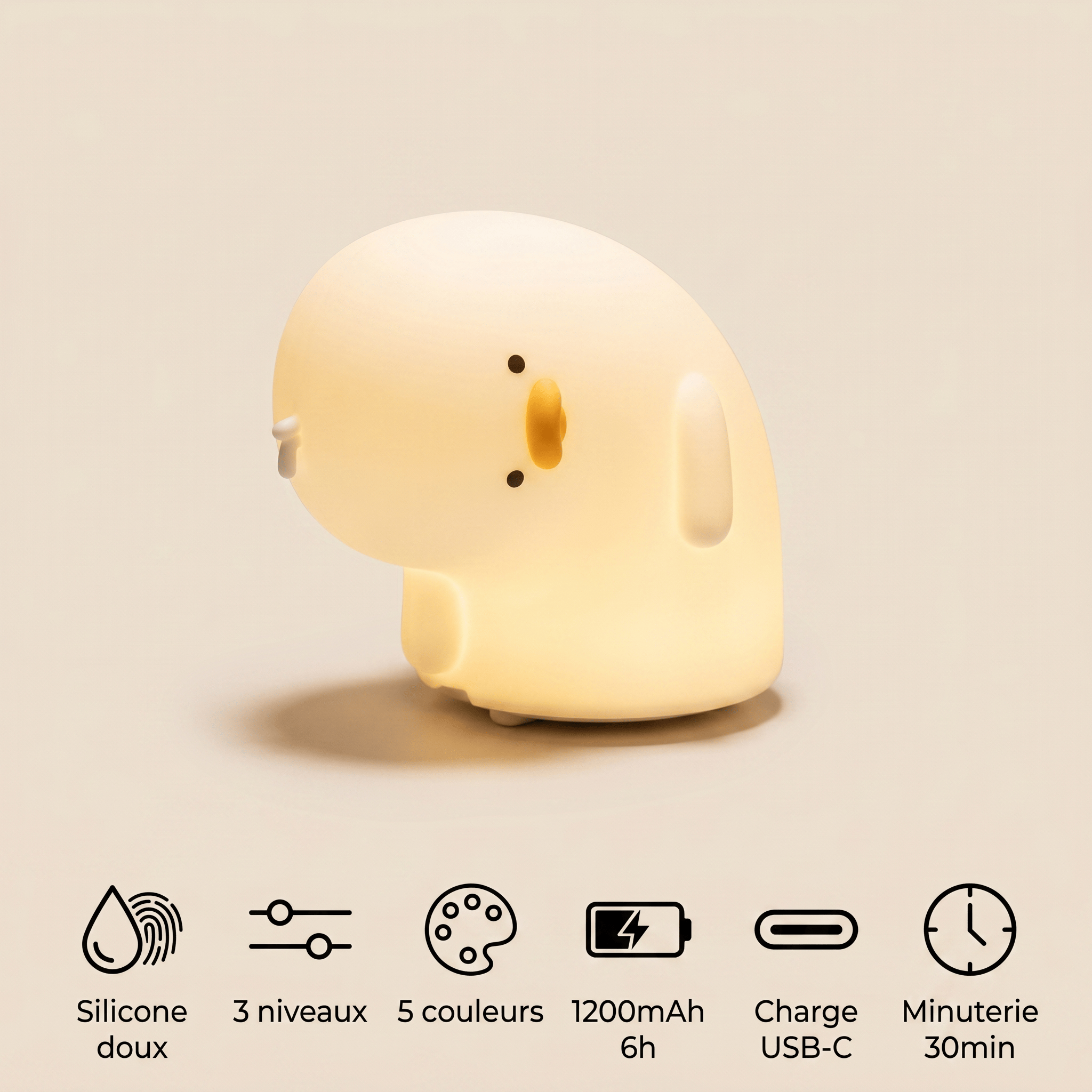 Veilleuse canard sommeil - PatDuck