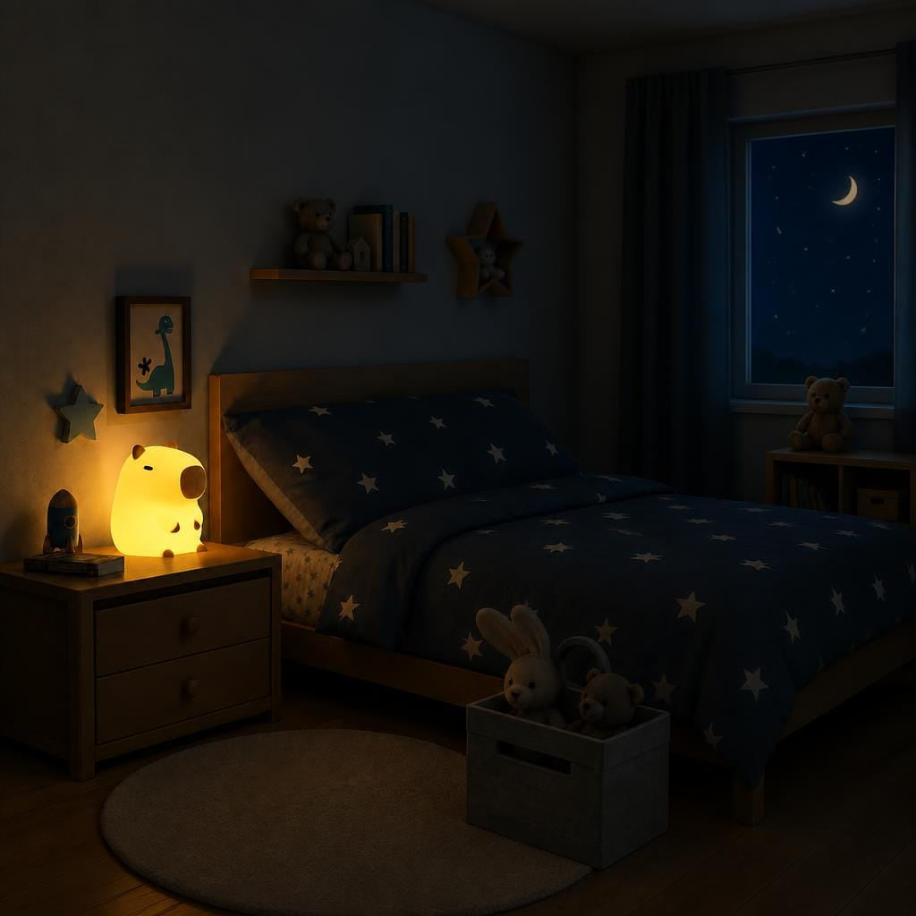 Veilleuse capybara bébé - CapyGlow
