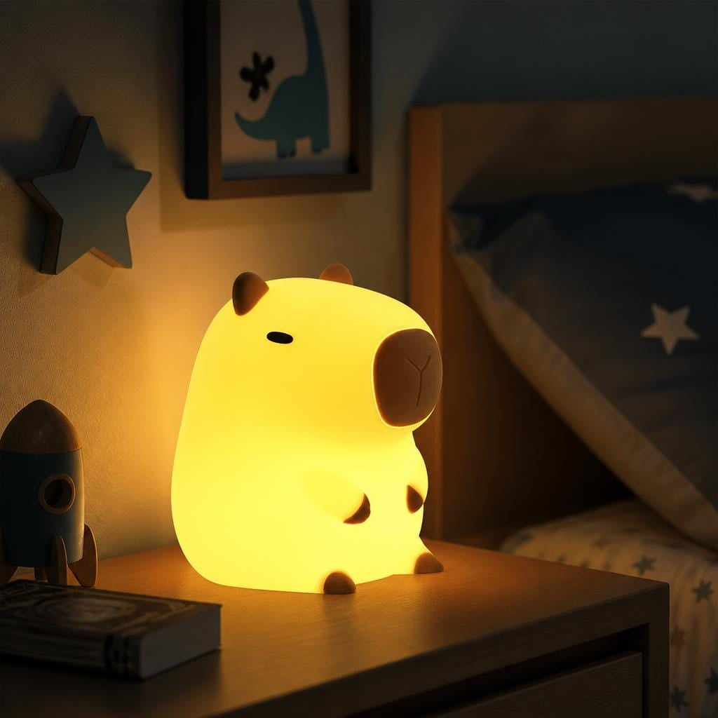 Veilleuse capybara bébé - CapyGlow