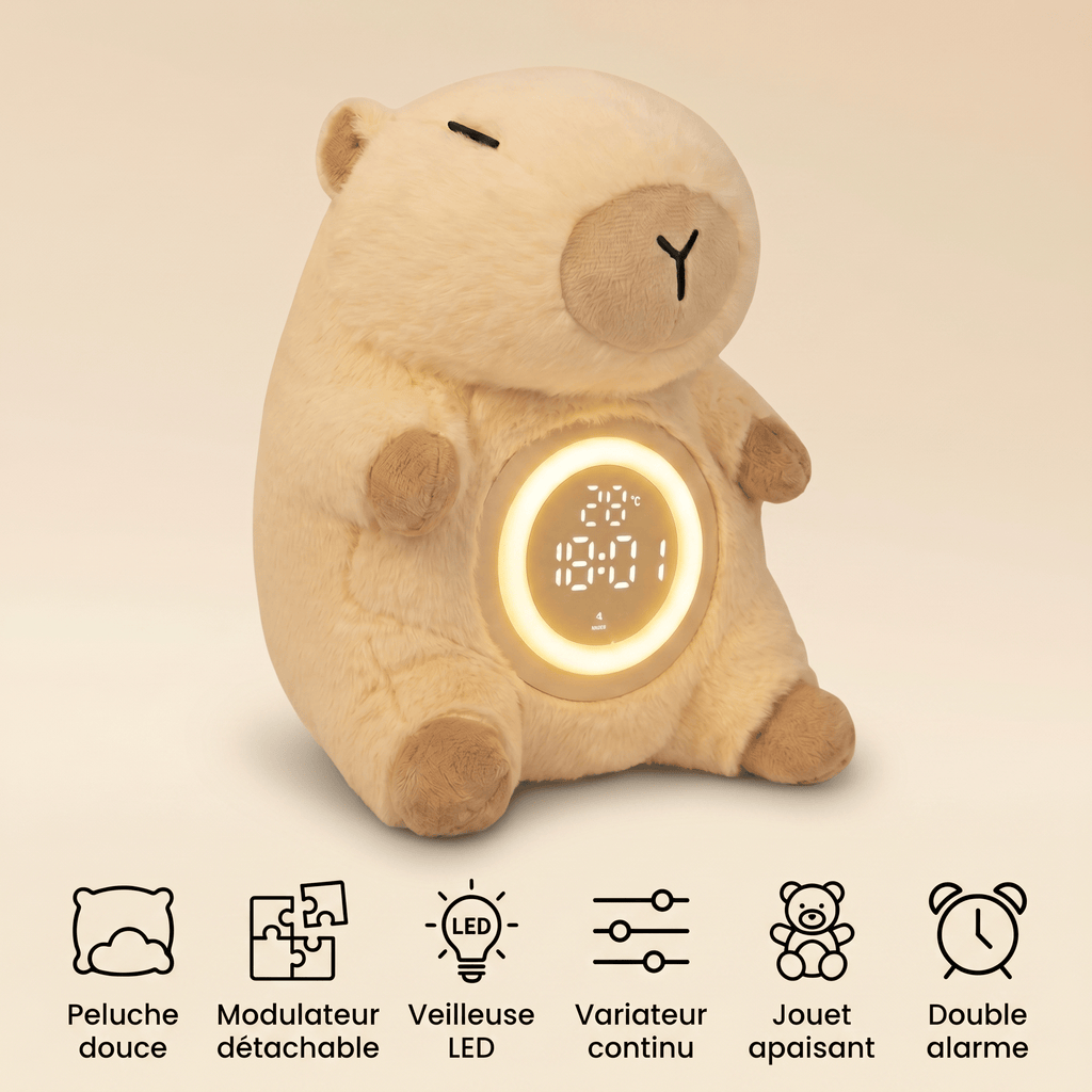 Veilleuse capybara - CapiClock