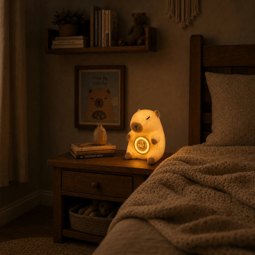 Veilleuse capybara - CapiClock