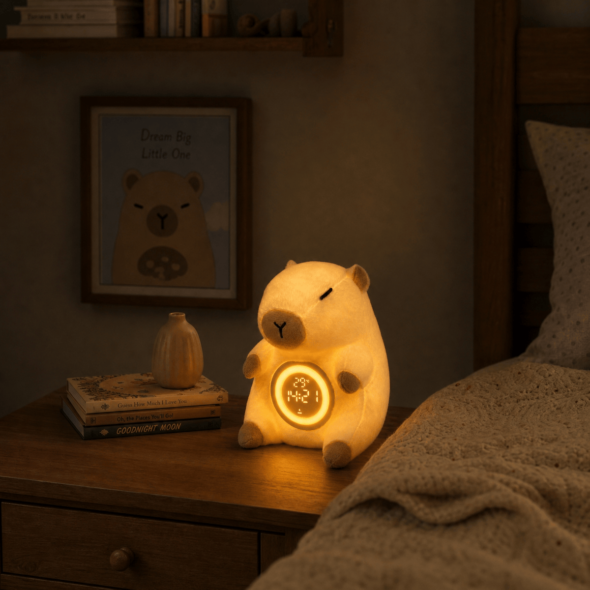 Veilleuse capybara - CapiClock