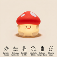 Veilleuse champignon tactile - ChampiDoux