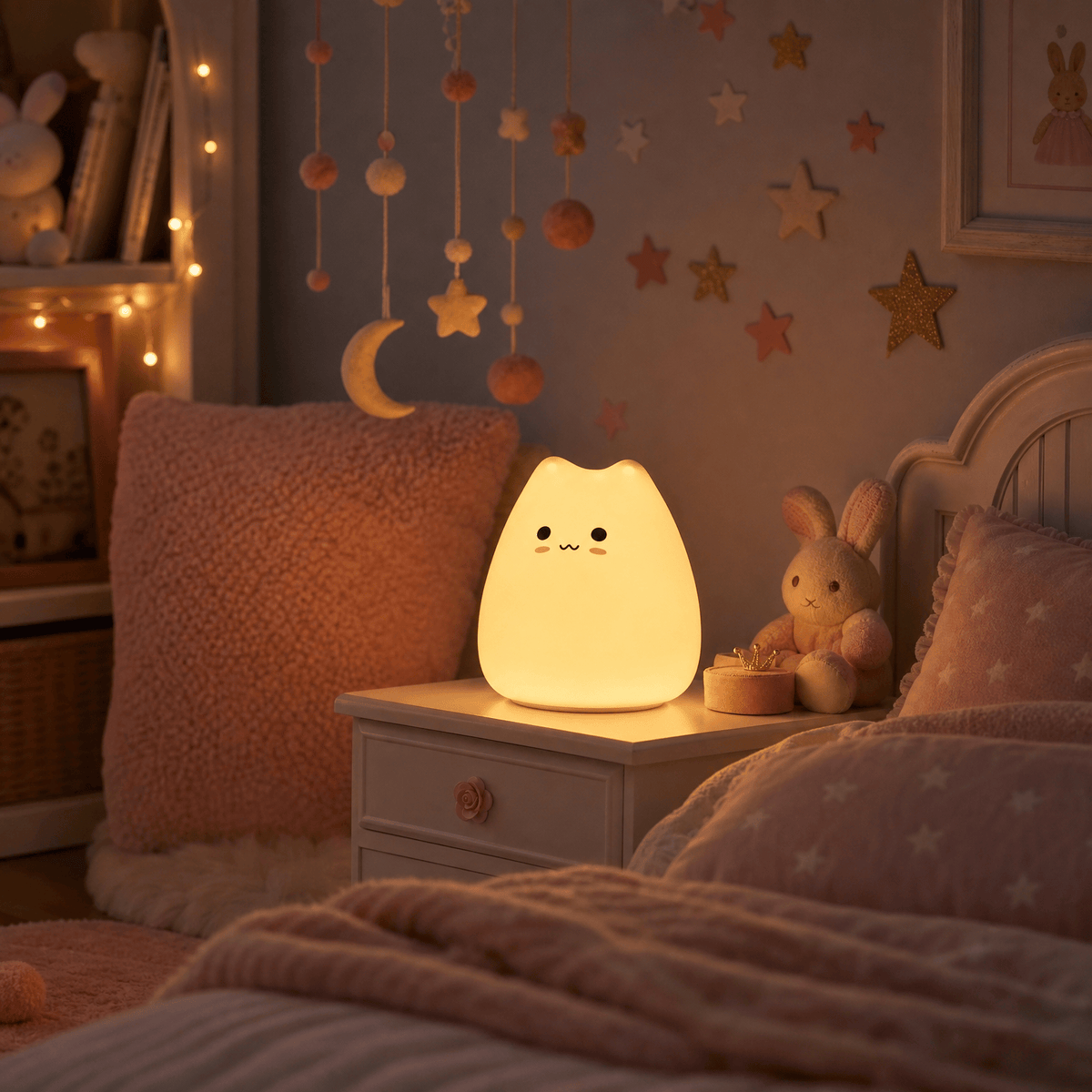 Veilleuse chat chambre bébé - LumiKitty