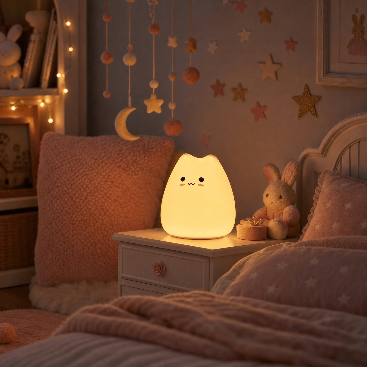 Veilleuse chat chambre bébé - LumiKitty