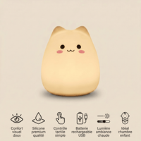 Veilleuse chat chambre bébé - LumiKitty