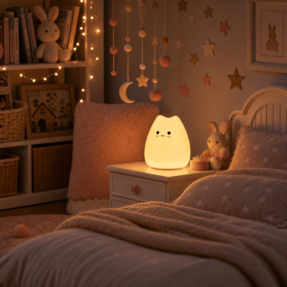 Veilleuse chat chambre bébé - LumiKitty