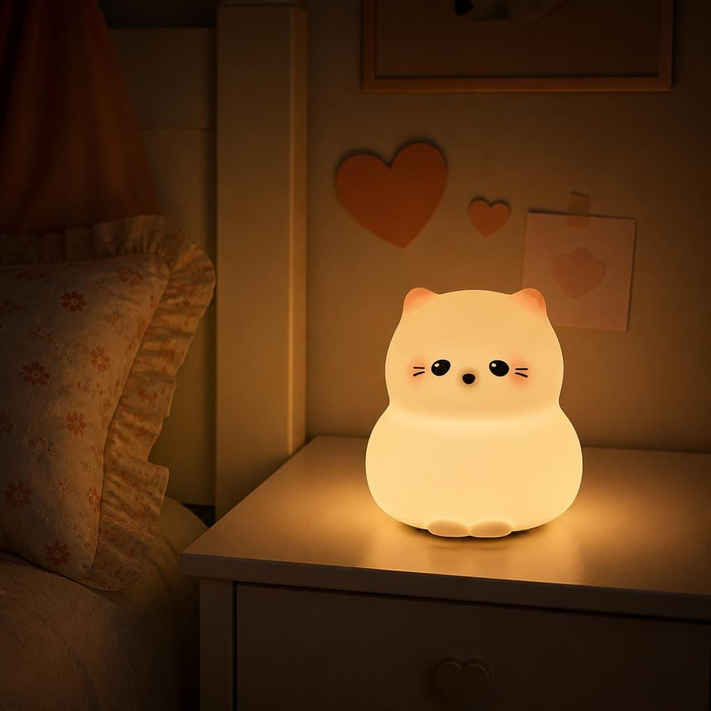 Veilleuse chat rechargeable - PetitKitty