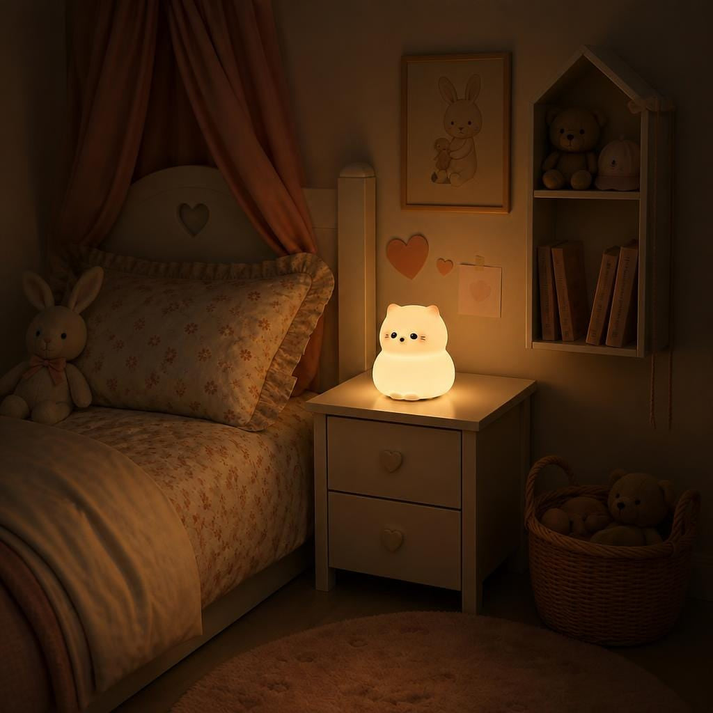 Veilleuse chat rechargeable - PetitKitty
