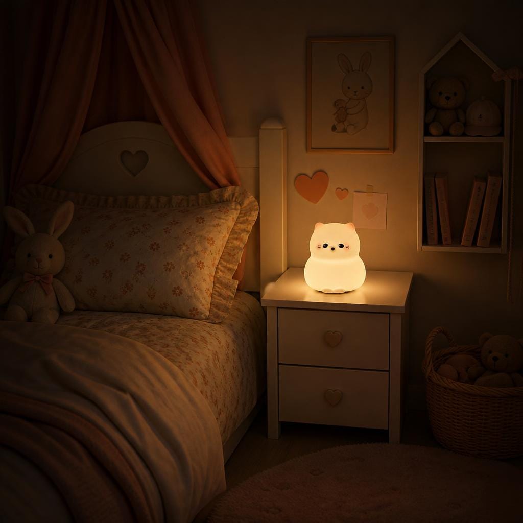 Veilleuse chat rechargeable - PetitKitty